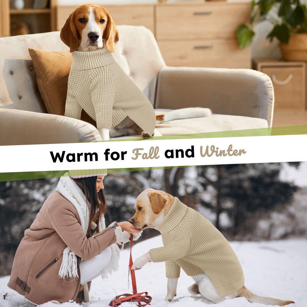 Queenmore apricot XS sweater puppy cozy-fit on small dog for daily warmth