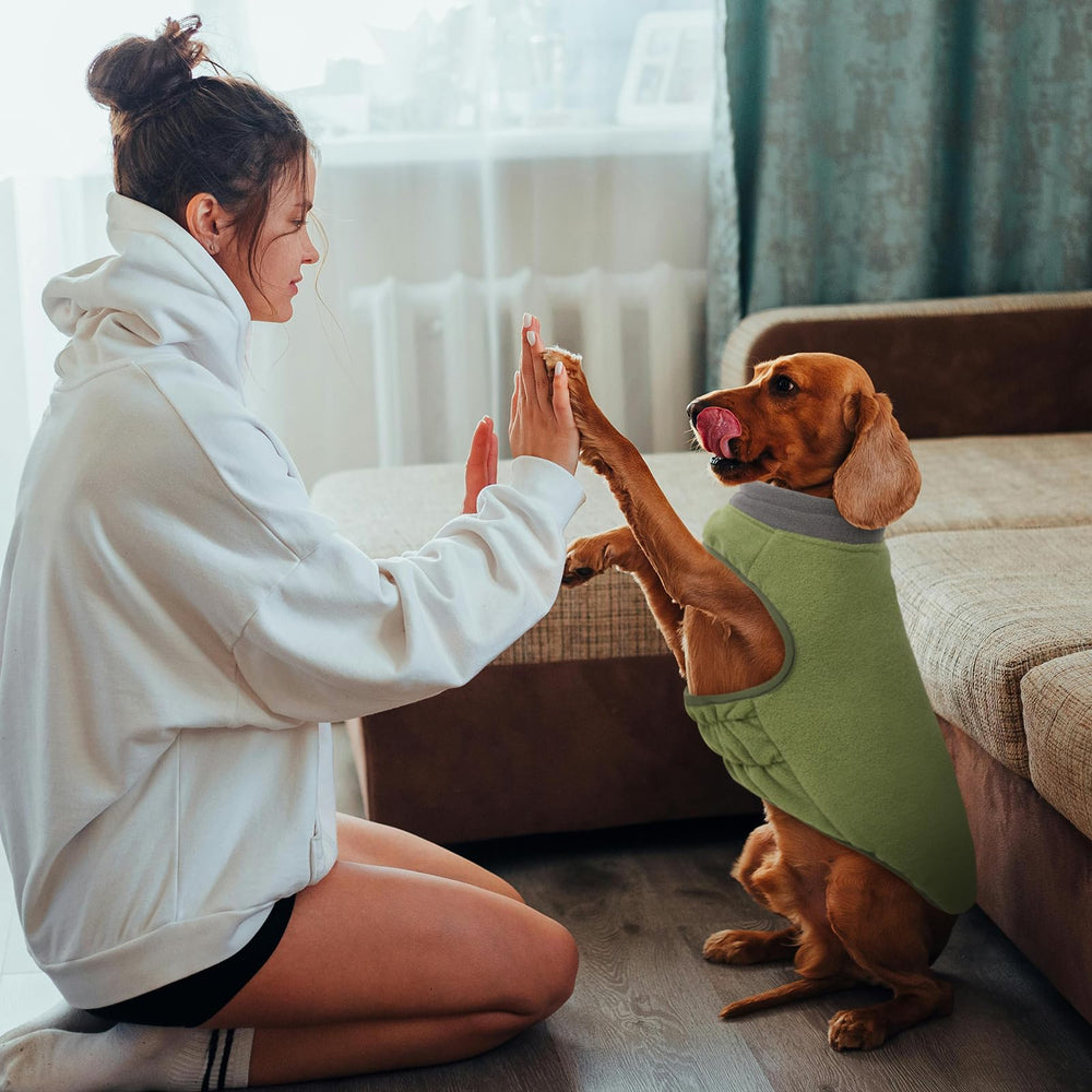 Queenmore Dog Sweater is machine washable for easy care after adventures.