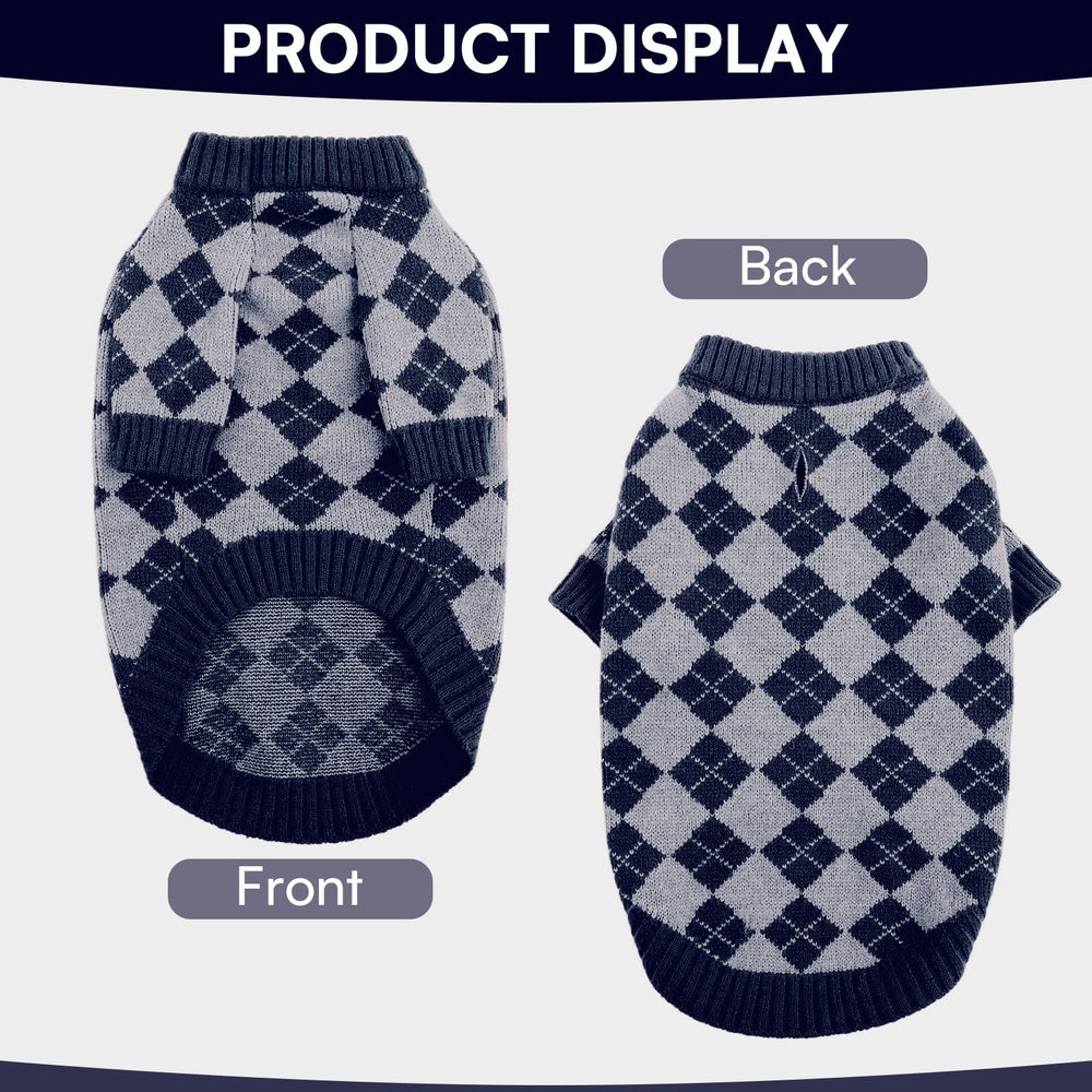 Queenmore dog sweater easy to dress on any outing.