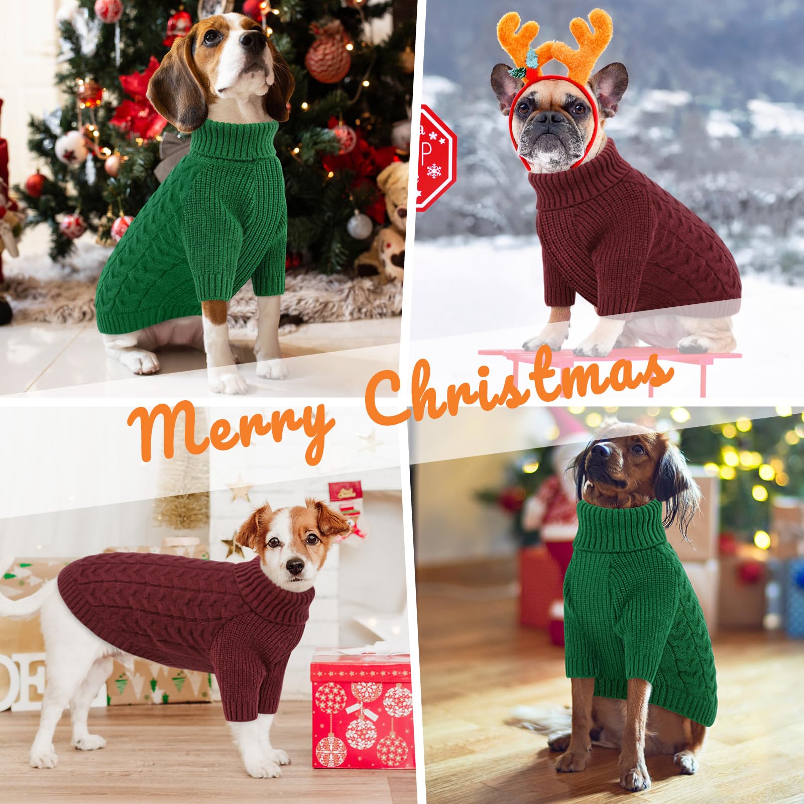 Queenmore dog sweater pullover design easy-on-off for hassle-free outfit changes