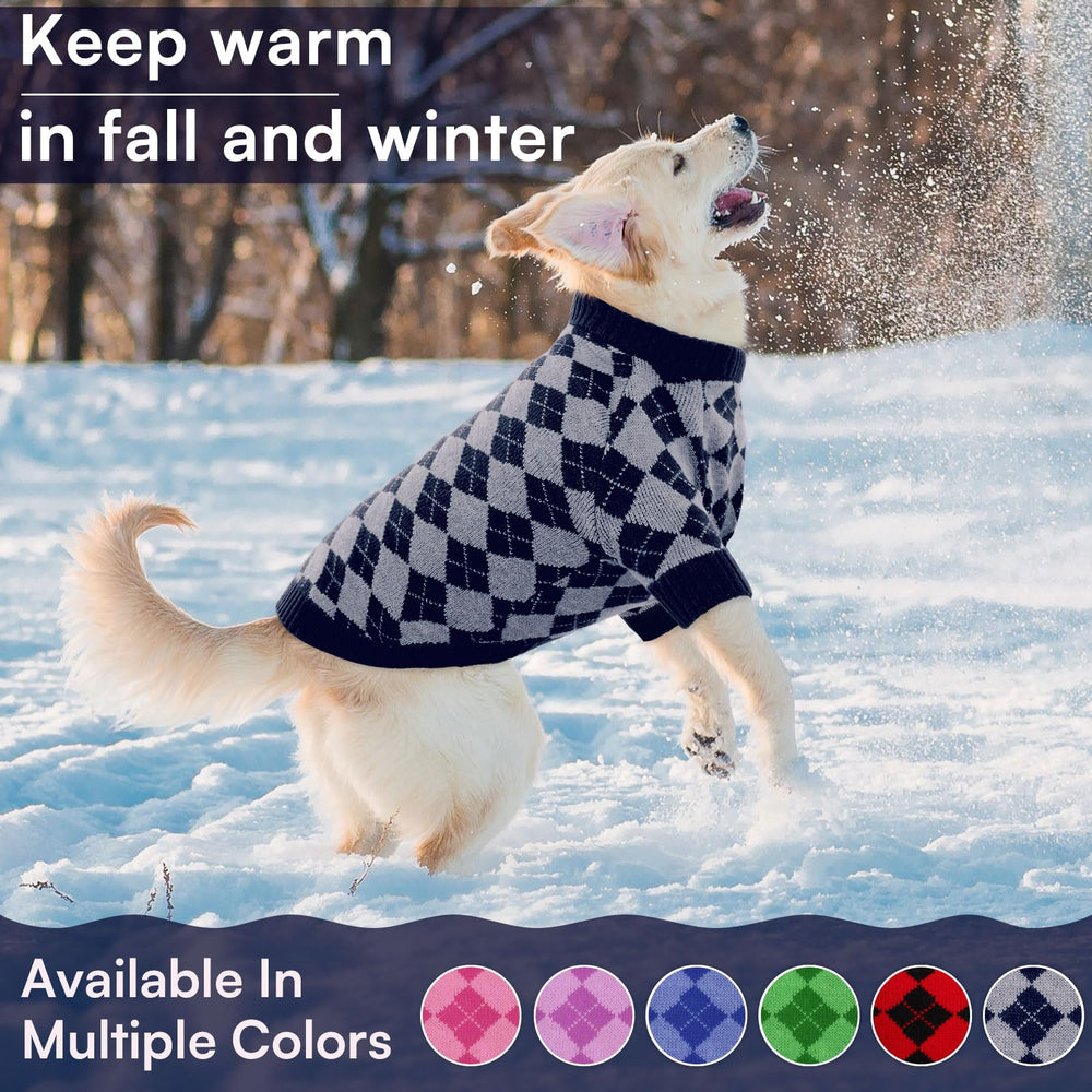 Queenmore dog sweater size guide helps find a comfortable fit.