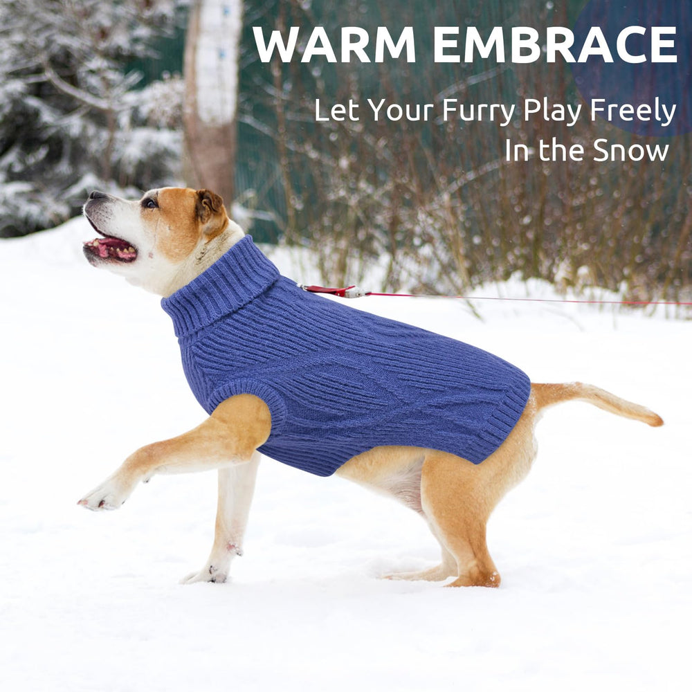 Queenmore dog sweater wash and care instructions in royal blue