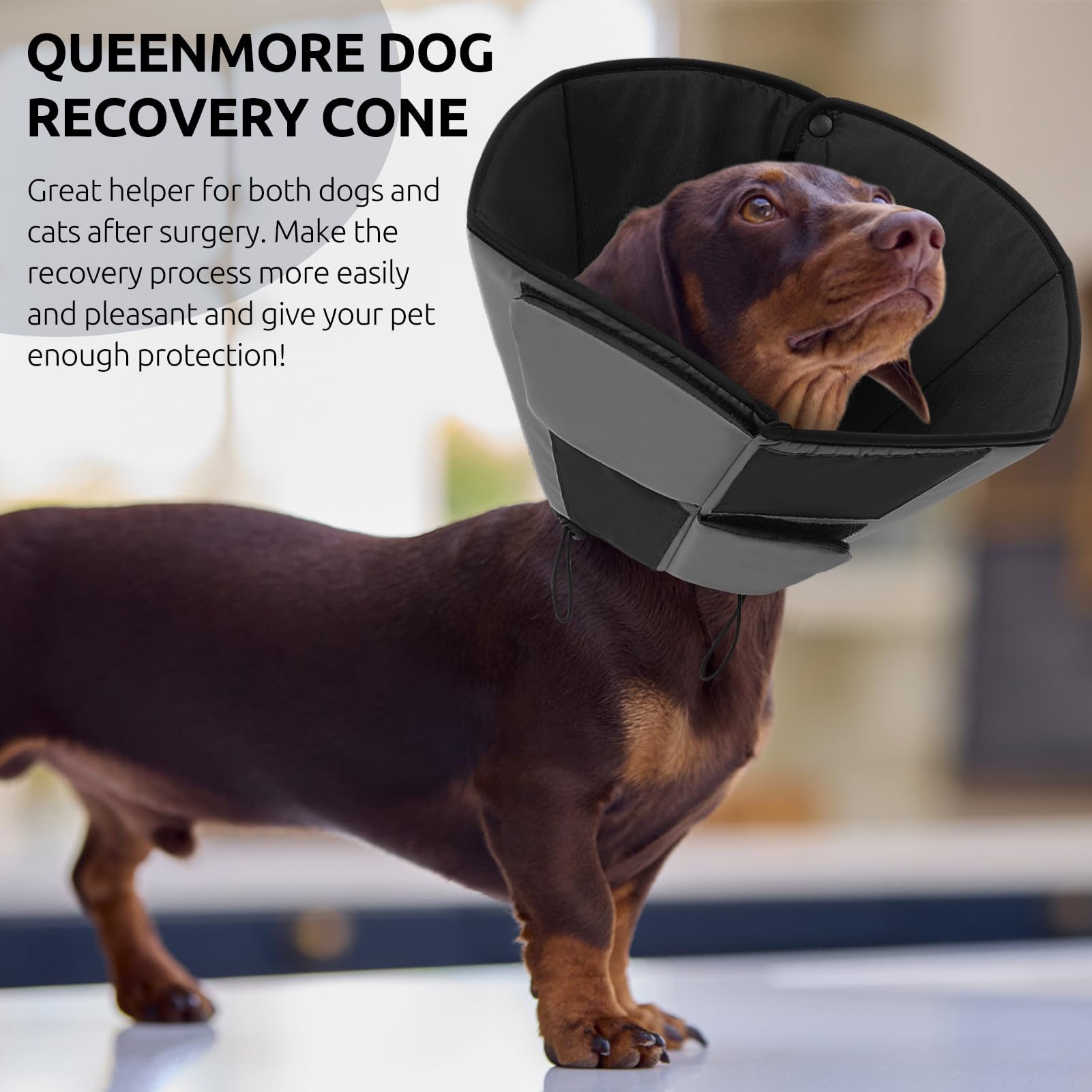Queenmore foldable cone for easy storage and travel.