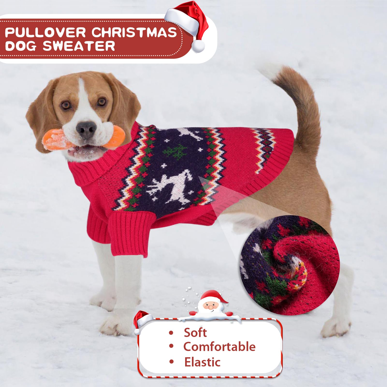 Queenmore high-collar sweater provides extra warmth around the neck for chilly days.