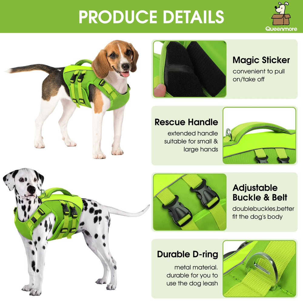 Queenmore adjustable-belly-neck-straps ensure secure, customizable fit for diverse dog shapes