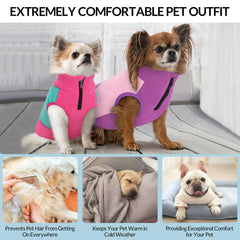 Queenmore pullover design with neck zipper for quick on/off