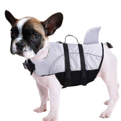 Queenmore Ripstop Dog Life Jacket with shark-fin front for visible flotation