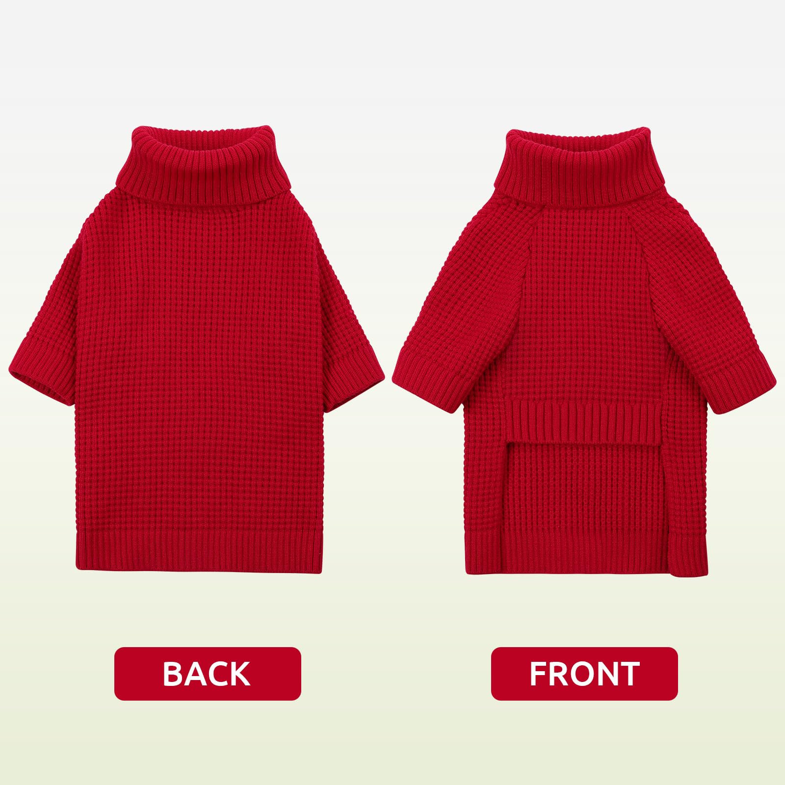 Queenmore size-range dog sweater fits XS to 3XL for many breeds