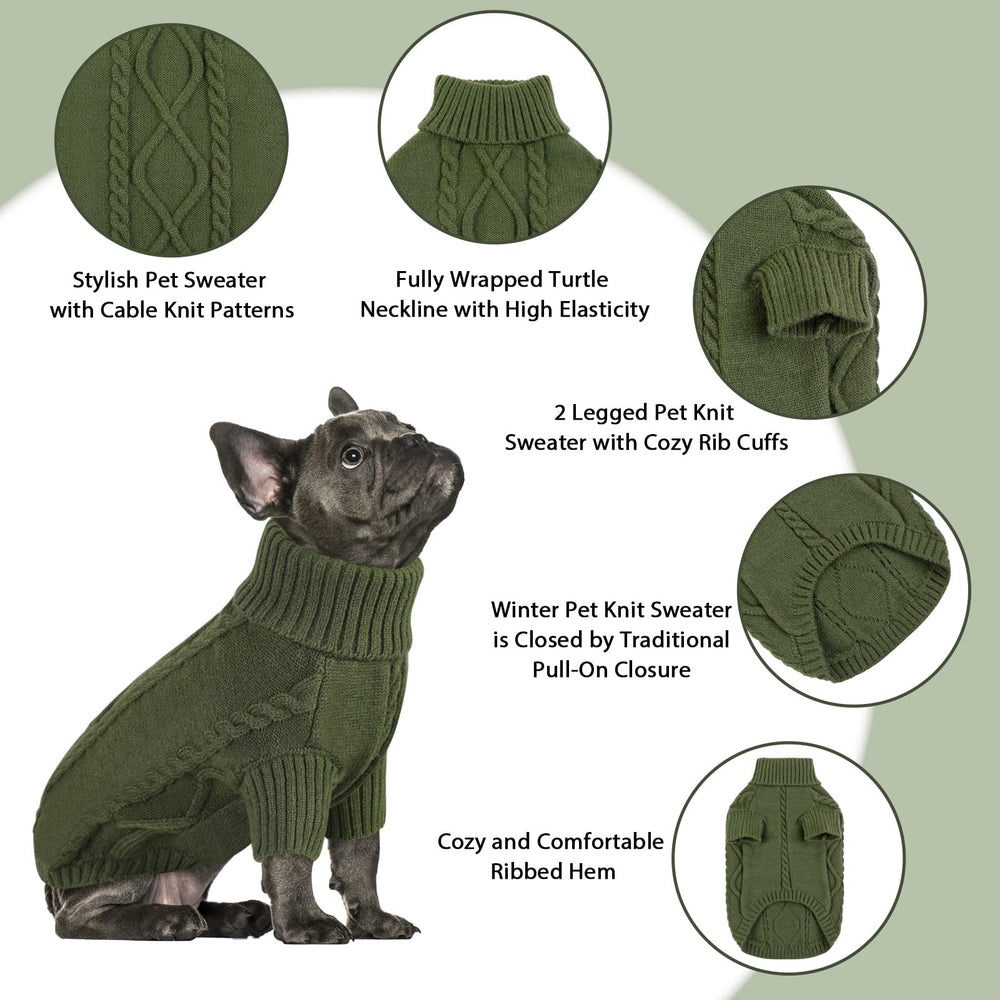 Queenmore small dog pullover belly-wrap design keeps chest and belly snug
