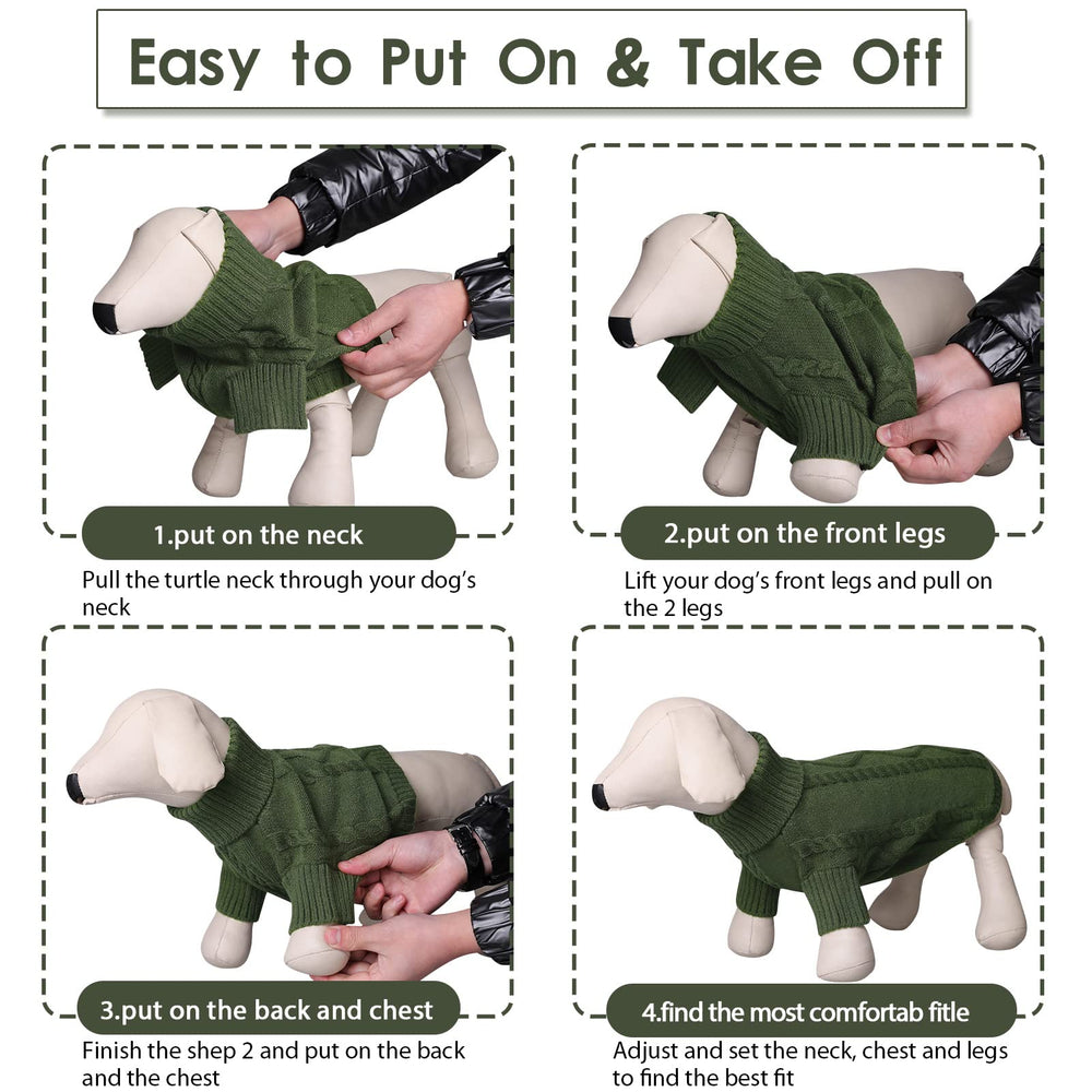 Queenmore army green pullover closeup emphasizes elastic knit for easy wear