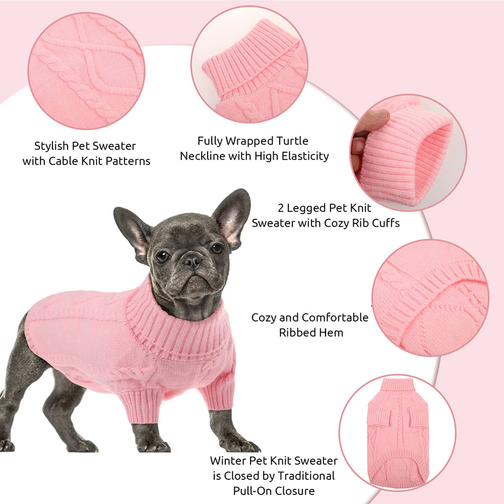 Queenmore pink side view shows snug fit and easy-on design for small breeds