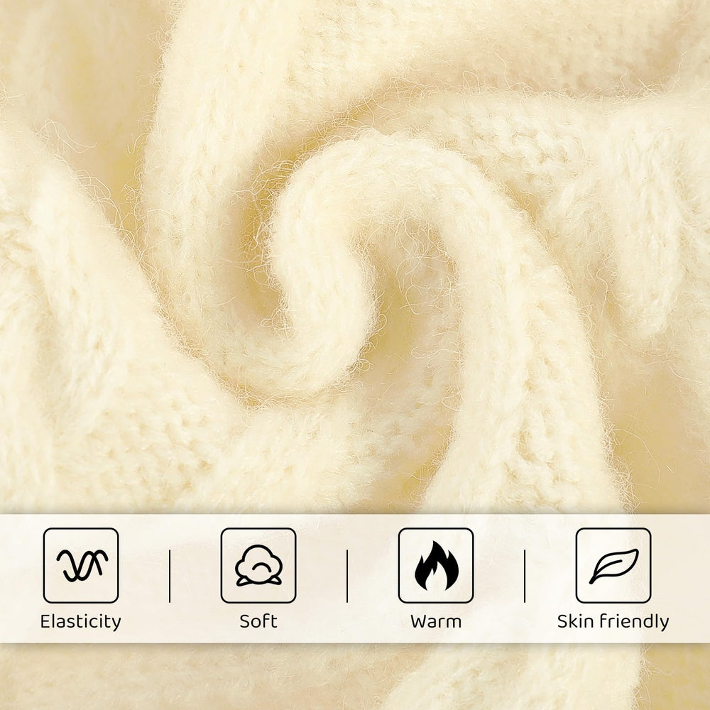 Queenmore small dog pullover sweater white back view shows secure belly wrap for snug fit