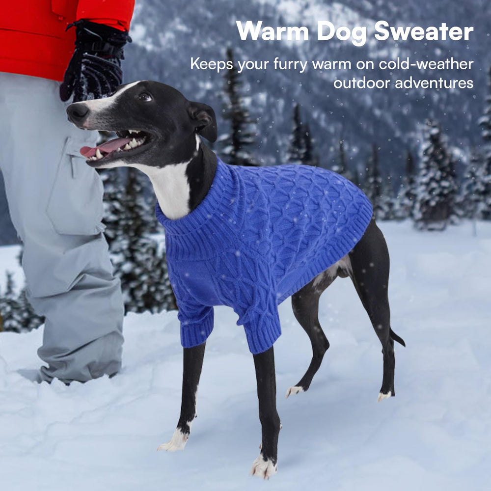 Queenmore small dog sweater all-sizes XS to 2XL for versatile fit