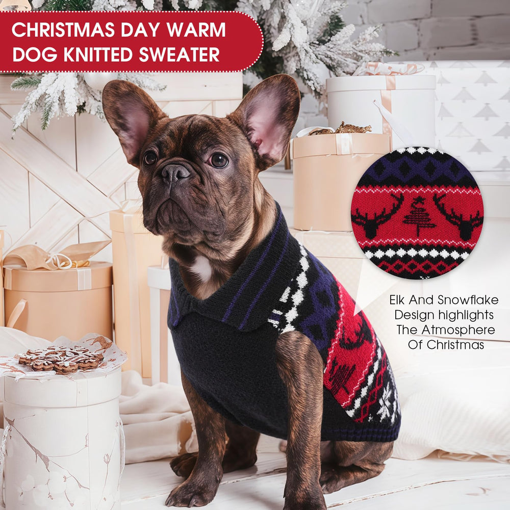 Queenmore stretchy-fit dog sweater supports easy movement and all-day comfort.