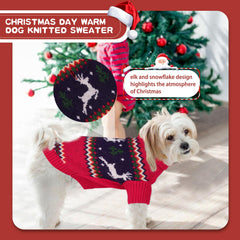 Queenmore warm dog sweater small-breed fit for chilly winter days.