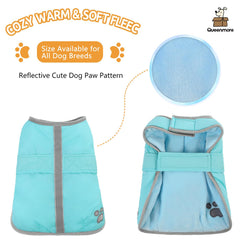 Queenmore Winter Coat back view highlights durable outer shell and secure closure for easy dressing.