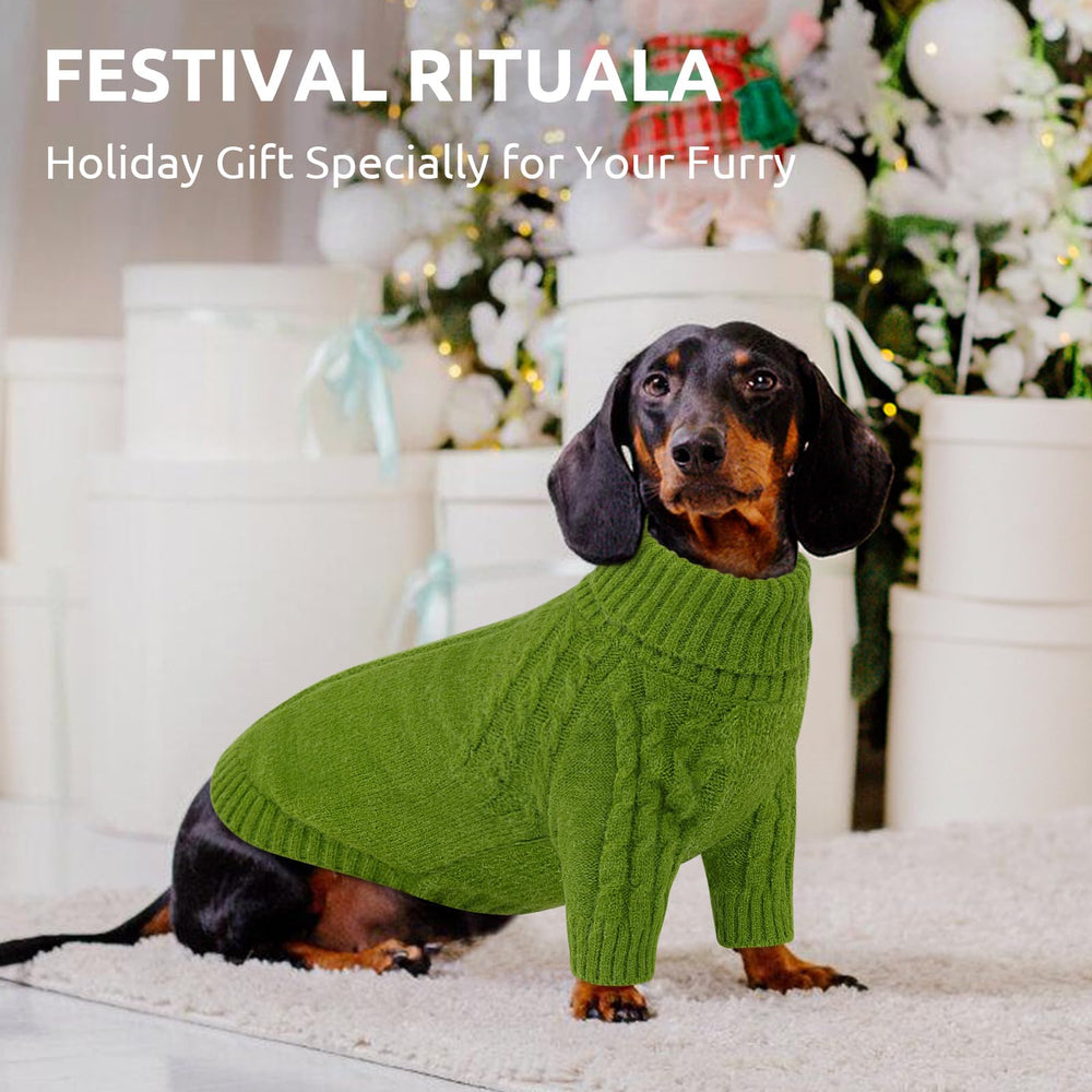 Queenmore XL dog sweater machine-washable and fade-resistant for busy households