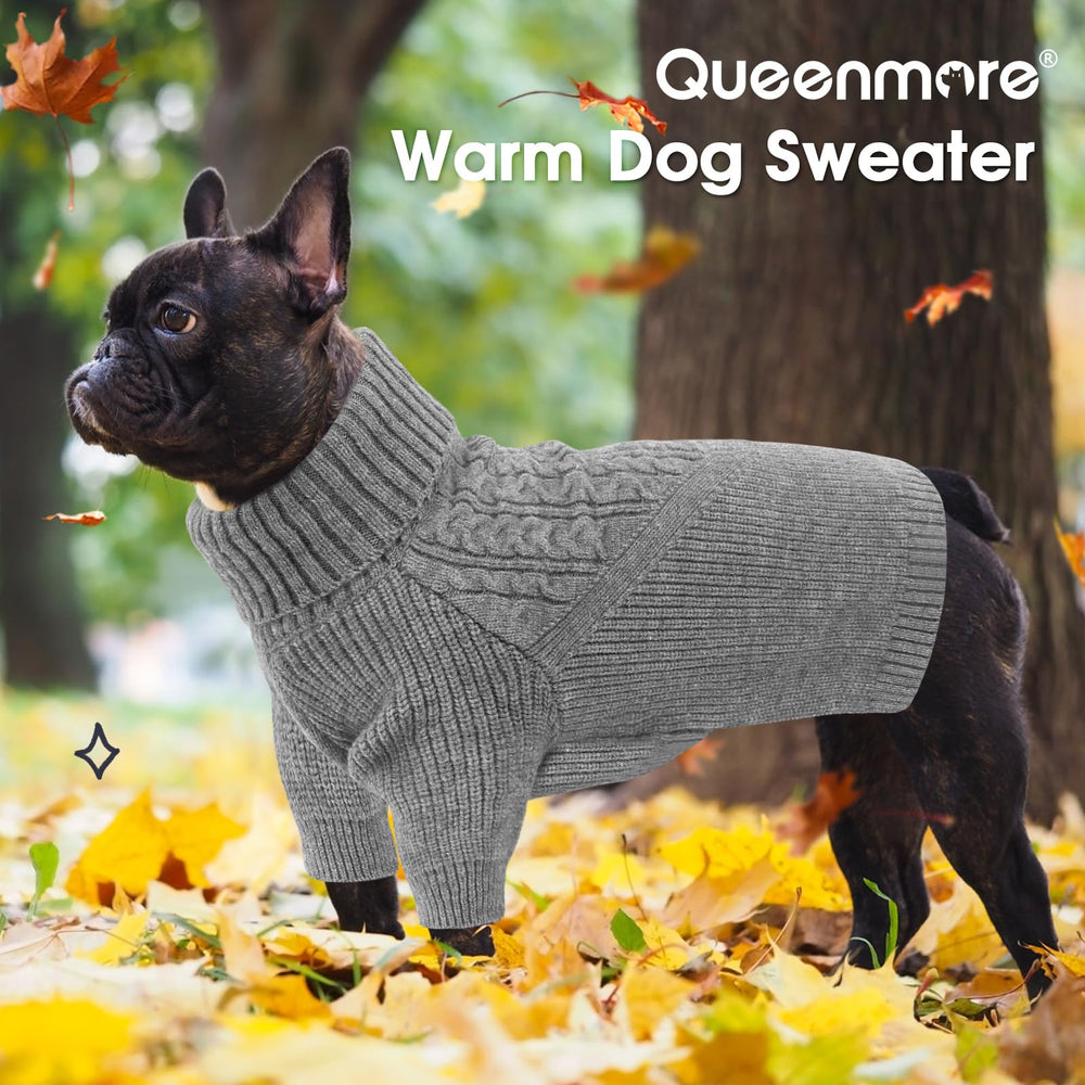 Queenmore XXL dog sweater care-ready design, machine washable for easy maintenance.