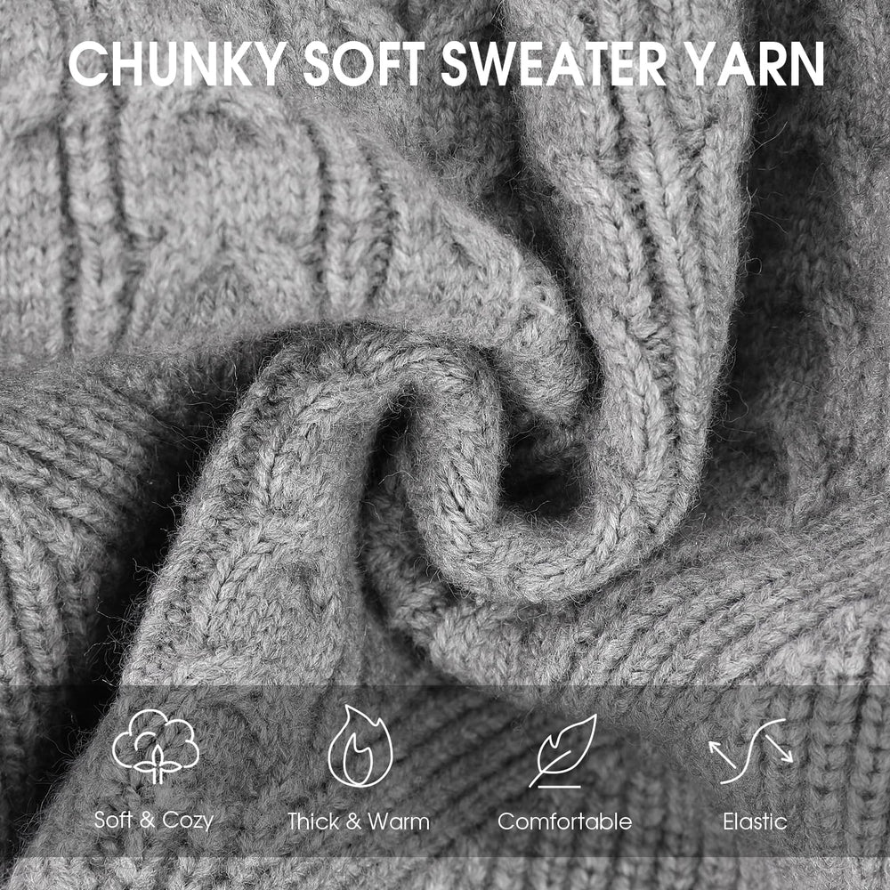 Queenmore XXL dog sweater close-up shows warm-knit detail and soft fleece.