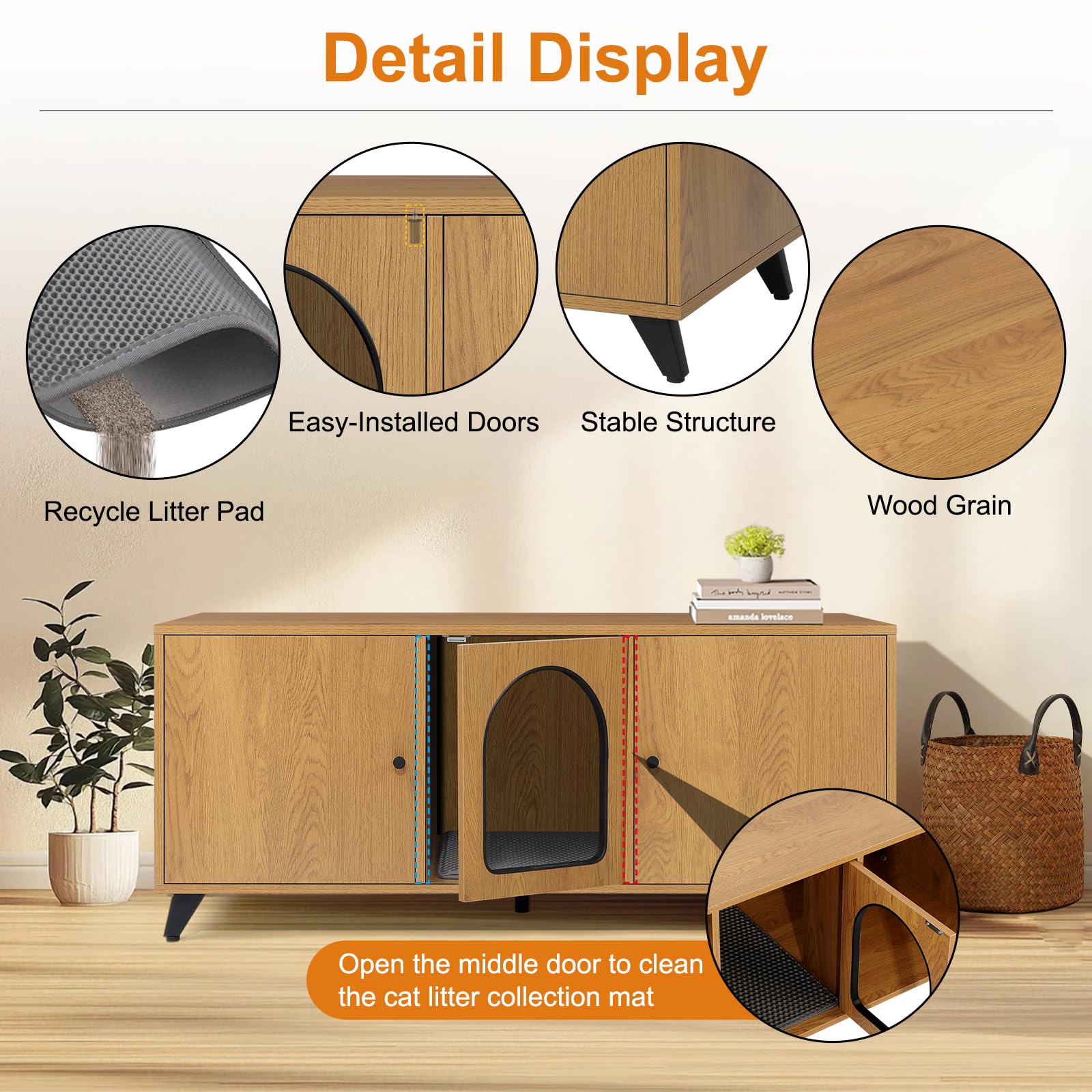 QuicMiou enclosure promotes a tidier space through odor control with built-in privacy