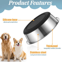 Qulkws dishwasher-safe dog bowls for quick, easy cleaning after meals