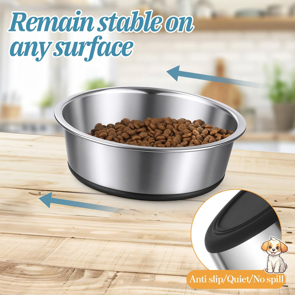 Qulkws medium-dog friendly bowls with ample space for meals