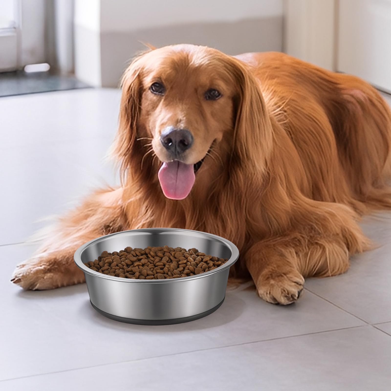 Qulkws silicone base protects floors and reduces noise during mealtime