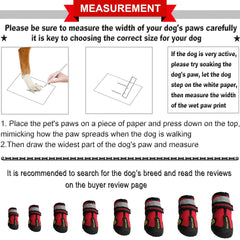 QUMY dog boots slip-resistant sole for secure indoor traction