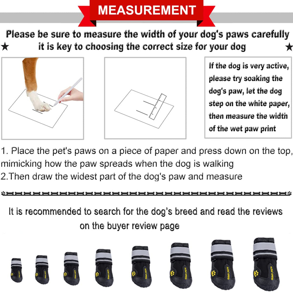 QUMY dog shoes adjustable straps close-up show secure fit for night safety