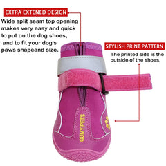 QUMY dog shoes hot-pavement-protection help paws stay cool and protected on sunny days.