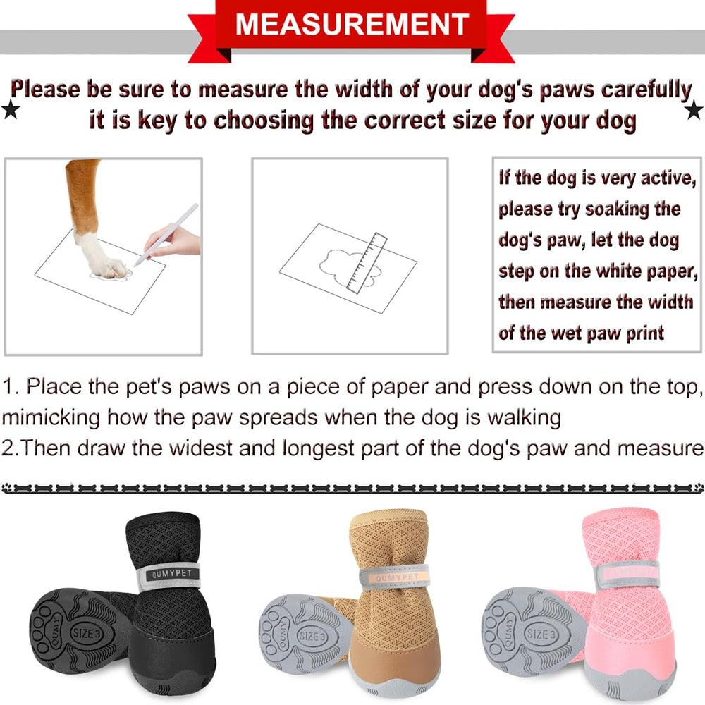 QUMY dog shoes pink back opening with reflective strap for easy on-off