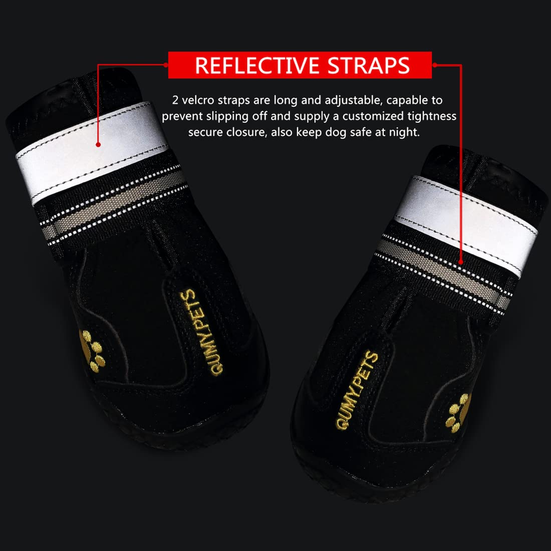 QUMY high-quality fabrics and rugged sole endure adventures.