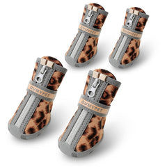 QUMY dog shoes small size1 with zip strap for a secure fit on tiny paws