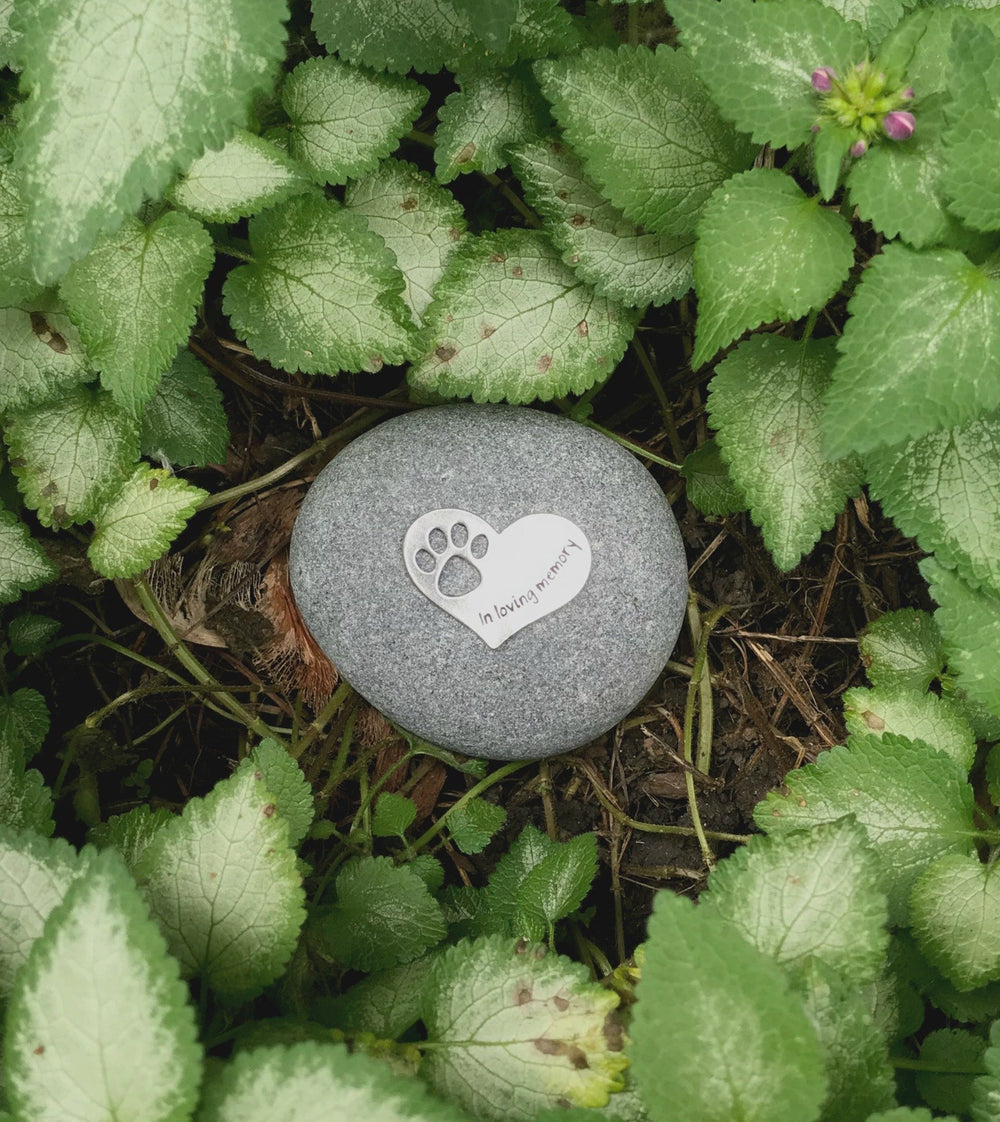 Quotable Cuffs simple-sentiment-stone offers a quiet condolence gift option.