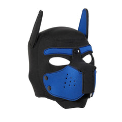 QUYUWOWO full-head hood mask blue closeup ideal for cosplay and photos
