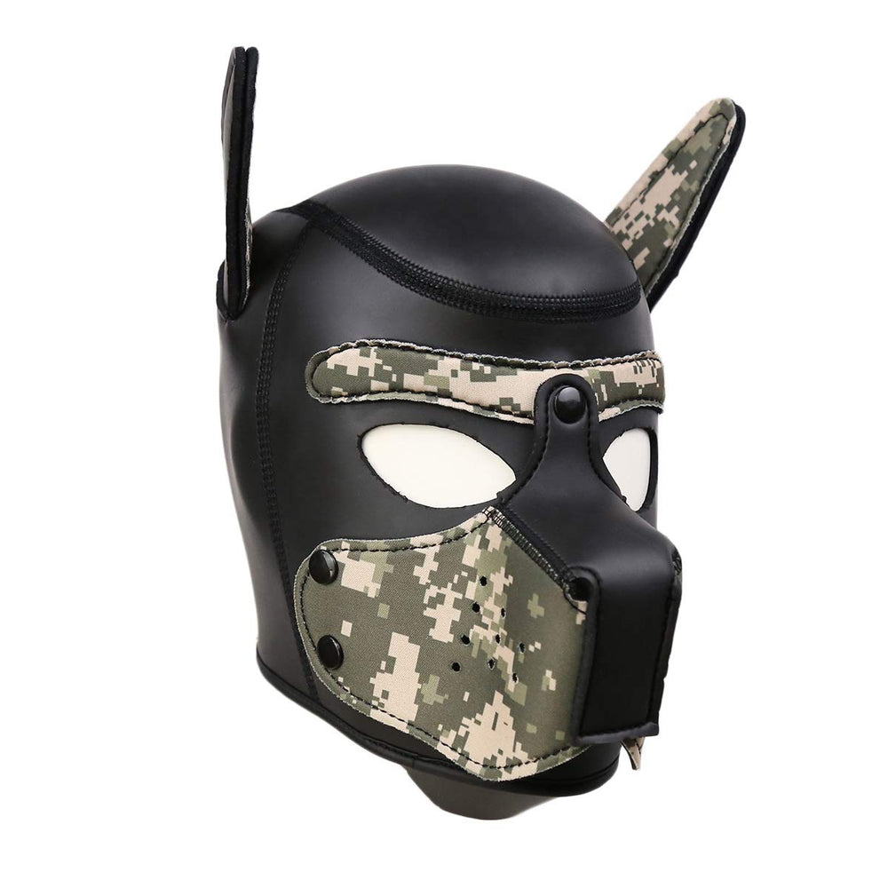 QUYUWOWO puppy mask collar detail adds authentic flair to outfits