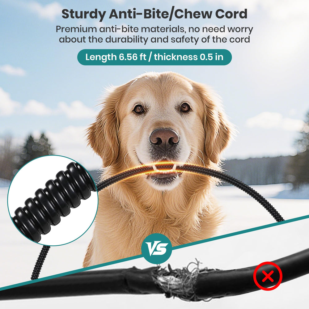 Qvamodo BPA-free anti-chew cord enhances safety for chewers.