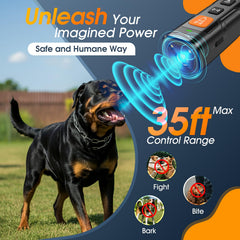 QVNNVQ dog bark deterrent ergonomic handle helps easy handheld use during walks