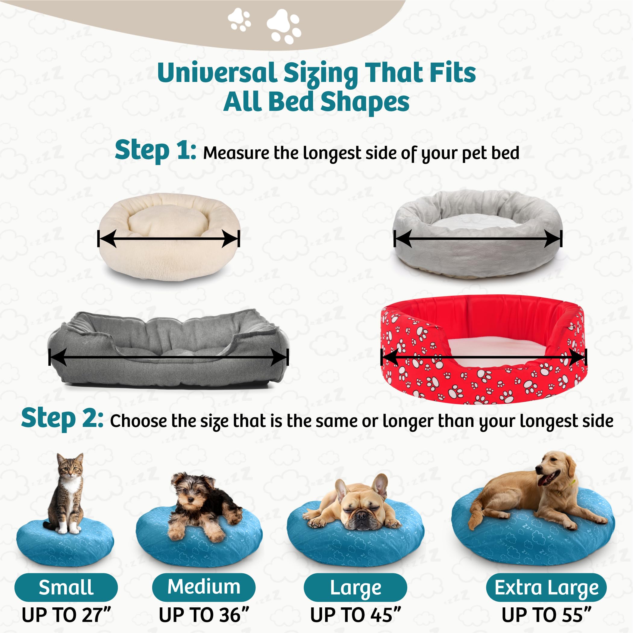 Qwazy Cupcake Cloud Nine secure-fit elastic helps beds stay in place.