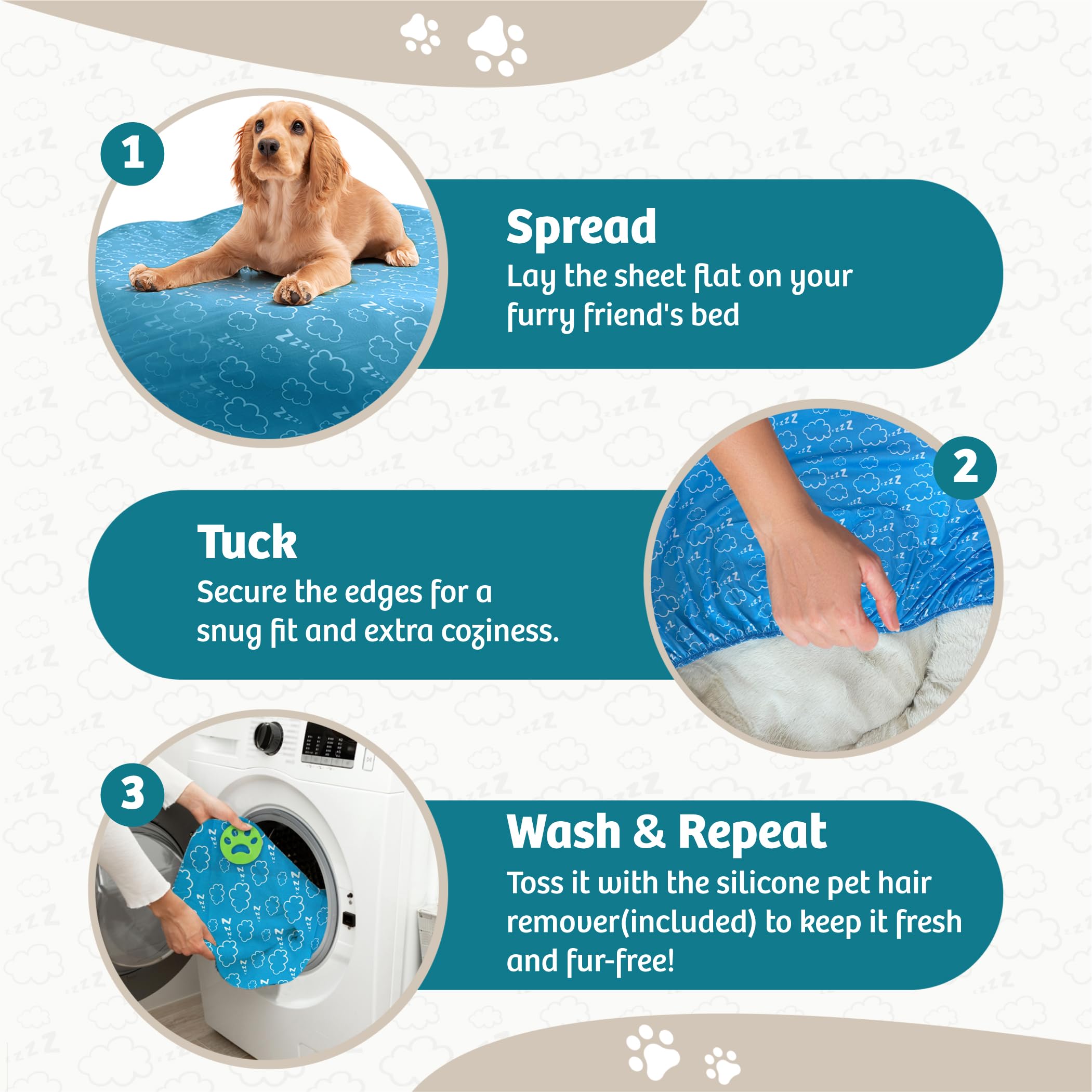 Qwazy Cupcake Cloud Nine washable removable cover keeps bed fresh.