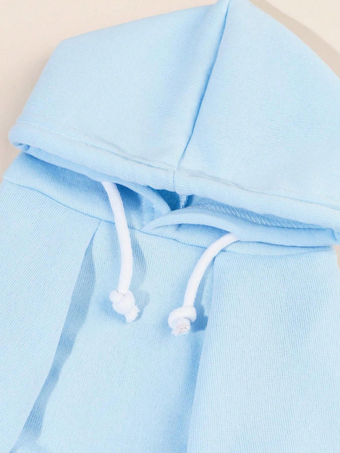 QWINEE Basic dog hoodie size-chart helps measure chest for accurate fit.