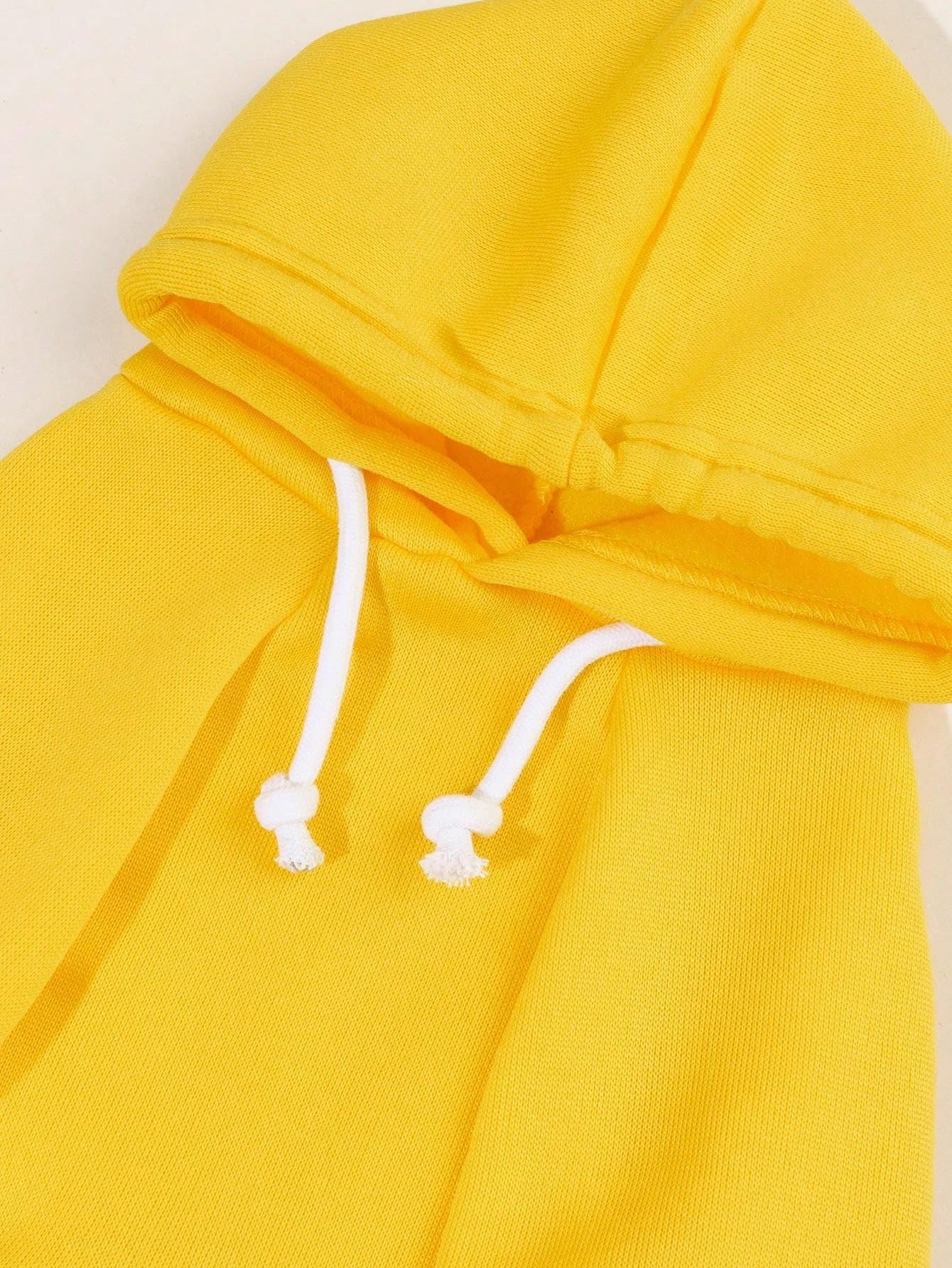 QWINEE Basic hoodie on puppy during stroll illustrates cozy everyday wear.