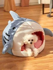 QWINEE Cat Mat blue bottom shows waterproof, anti-slip base for steady lounging.