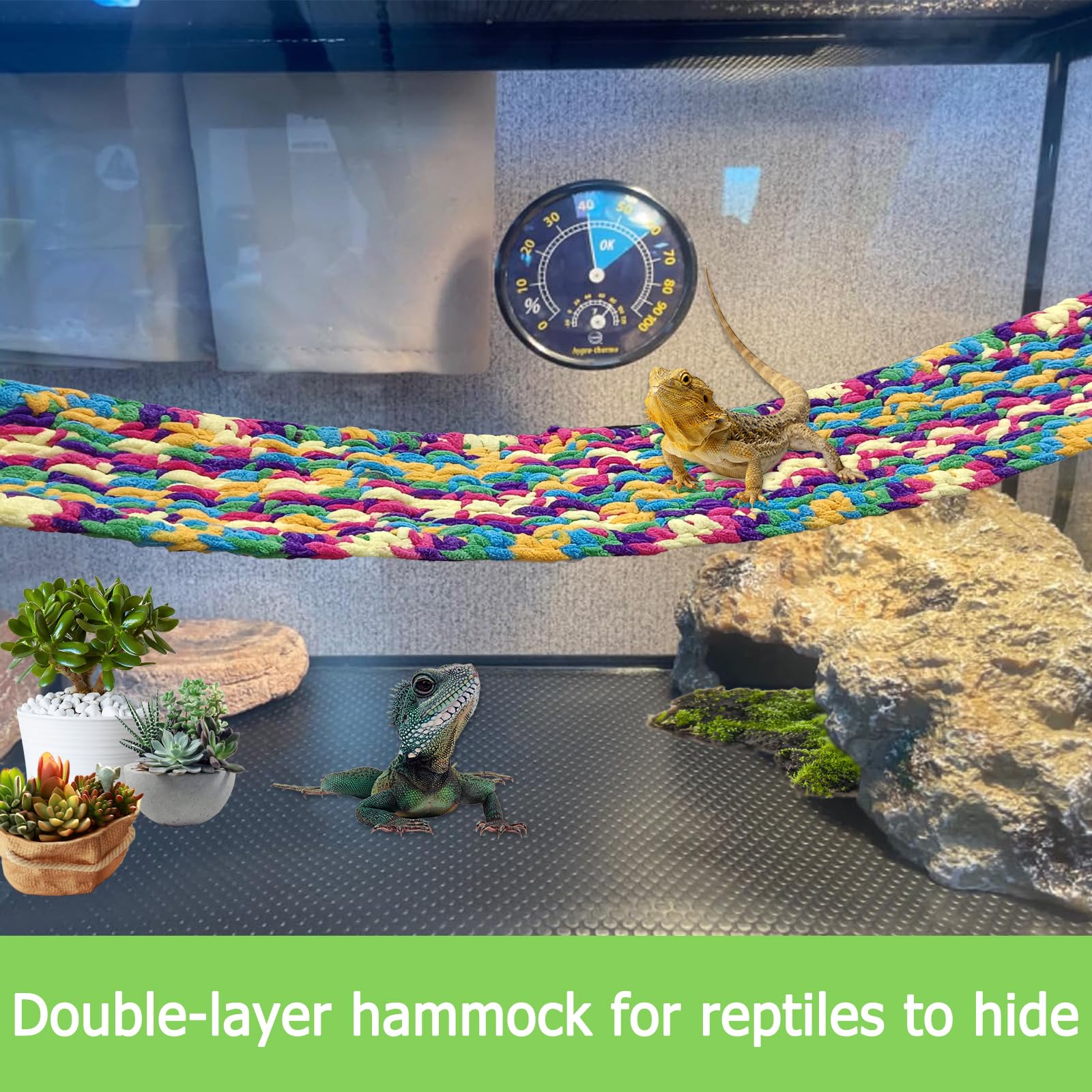 QWR lizard-hammock gift-ready accessory for enriching reptile habitats.