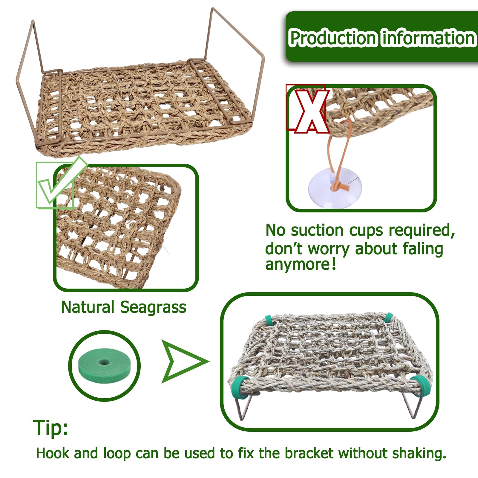 QWR Reptile vines with iron-wire core for climbing enrichment