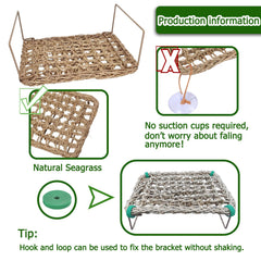 QWR Reptile vines with iron-wire core for climbing enrichment