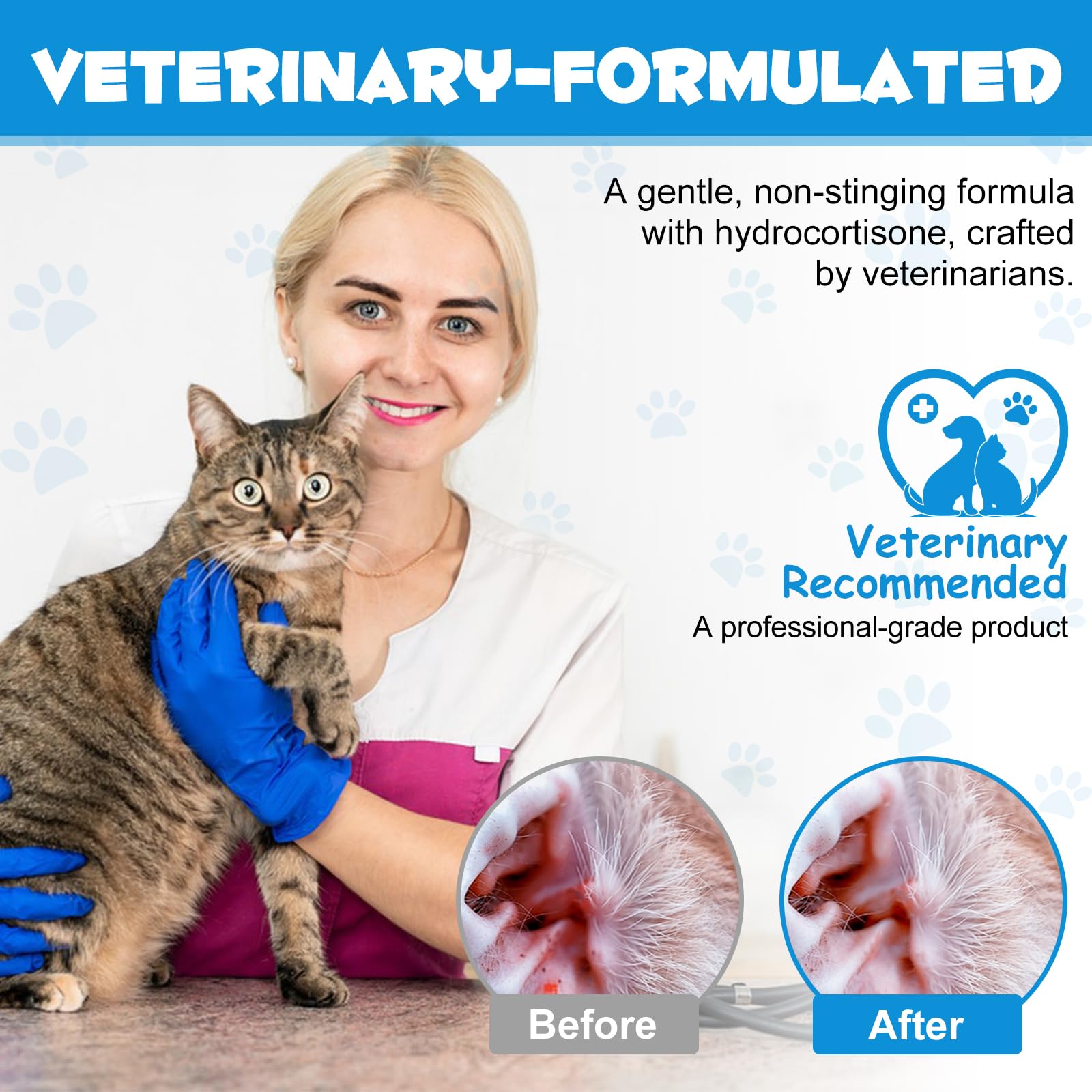QwsYaay at-home grooming setup image featuring daily ear care essentials