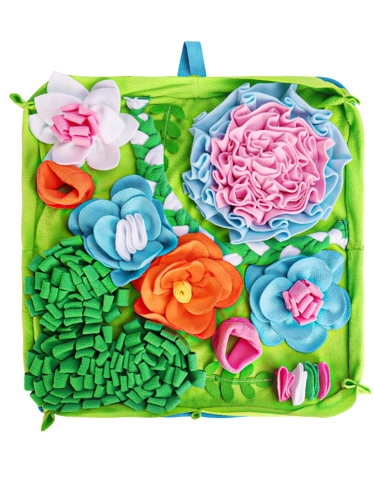 Qxsnuvvlg Snuffle Mat: dog-foraging activity promotes mental engagement and slower eating.