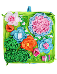 Qxsnuvvlg Snuffle Mat: dog-foraging activity promotes mental engagement and slower eating.