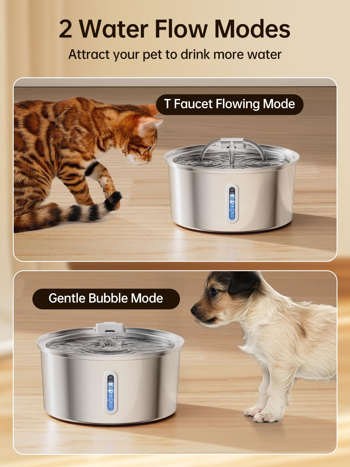 Qzkragt activated carbon filter removes odors for cleaner-tasting water.